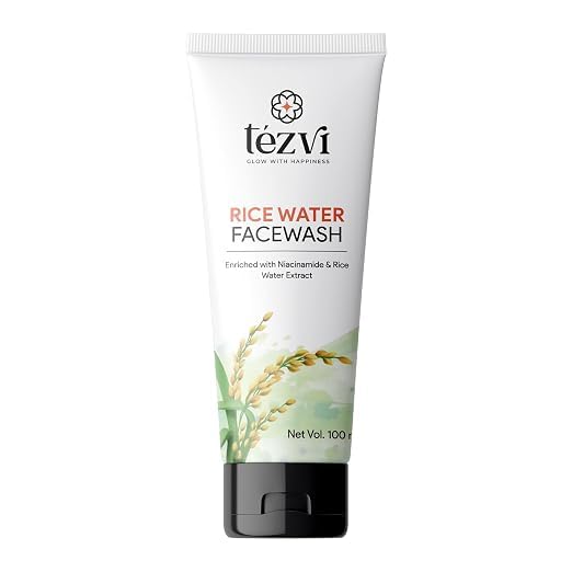 Tezvi Rice Water Face Wash with Niacinamide for Hydrating Skin 100ml