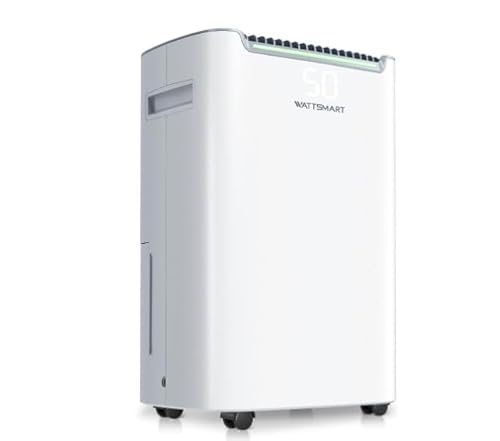 4,500 Sq.Ft Dehumidifier for Basement with Drain Hose, 50 Pint