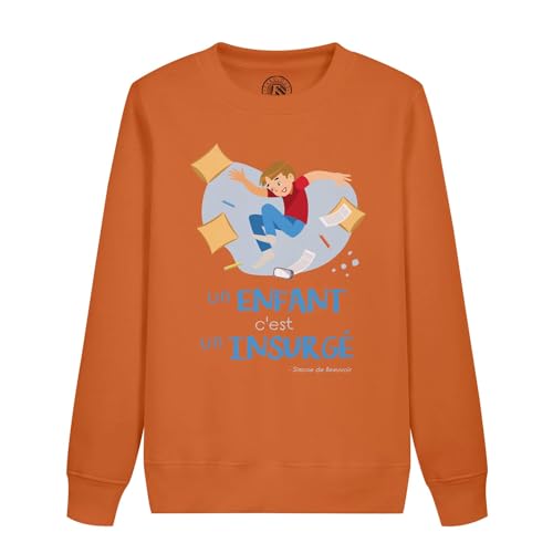 Sweatshirt enfant Un enfant c'est un insurgé vêtement doux anti-irritation