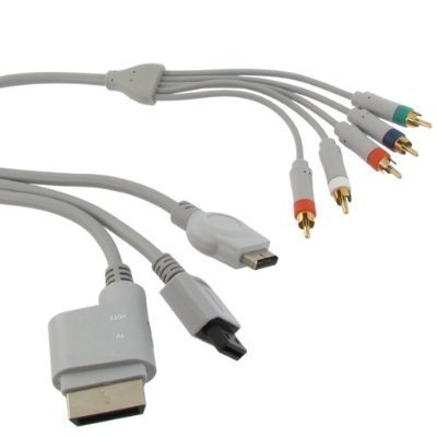 Premium High Resolution Universal 4 IN 1 HD Component AV Cable for Sony Playstation 3 PS3, Playstation 2 PS2, Nitendo Wii, Microsoft Xbox 360