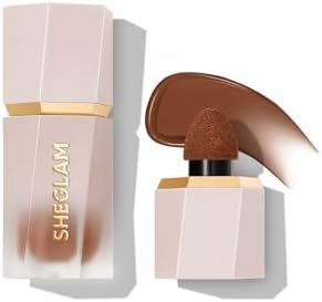 SHEGLAM Sun Sculpt Cool Toned Liquid Contour Stick Long Lasting Cream Bronzer Makeup - Terracotta