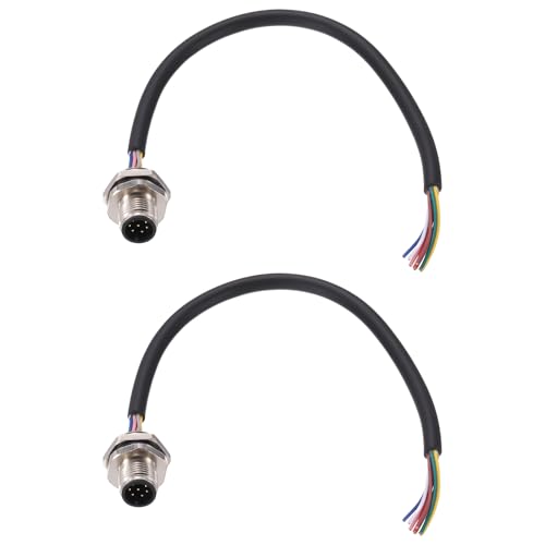 Câble M12 8 broches mâle résistant aux déconnexions pour éliminer les pertes de signal