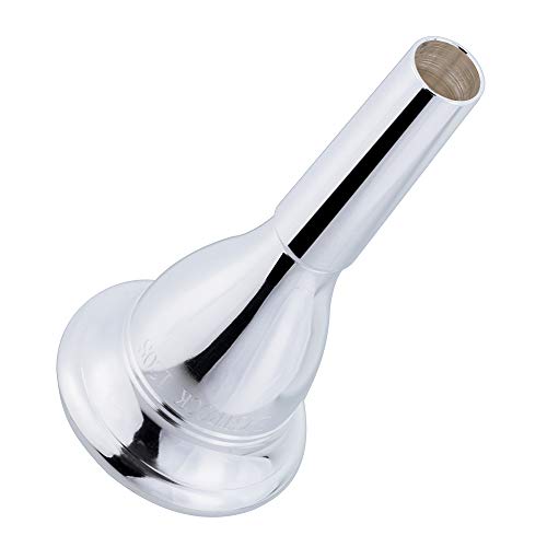 image for EastRock Standard Tuba Mouthpiece, Silver Plated Tuba Mouthpiece Size 