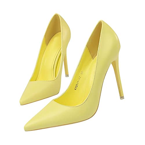 INEELUYI Women's Stiletto Pumps Fashion Pointed Toe High Heel Party Wedding Dress Pumps Shoes3