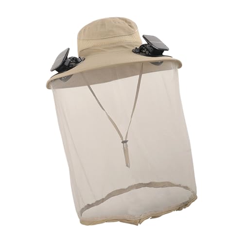 Casquette de pêcheur solaire contre la chaleur avec ventilateur de refroidissement