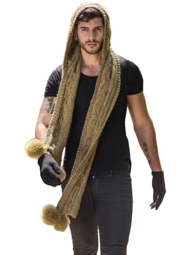 Baby-Alpaca-Blend-Hooded-Scarf-Hat-Unisex