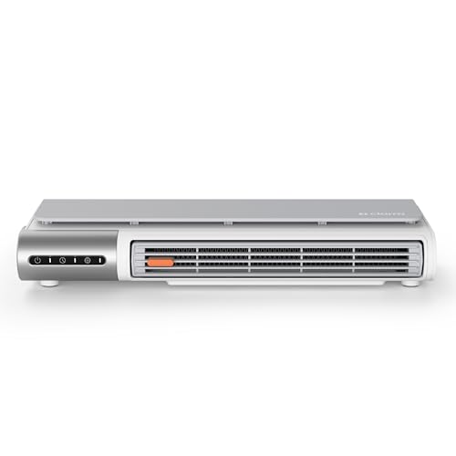 Ciarra CAHCF516-W Calefactor, Calentador de Ventilador de Ahorro de Energía,3-IN-1 Funcionamiento, 2 Niveles de Calefacción, 6 Horas de Temporizador, Protección Contra Sobrecalentamiento