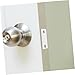 Artibetter 2pcs Door Latch Plate Door Knob Covers Plate for Hole Repair No Tools Needed Fit