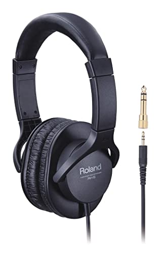 Image of Roland PTZ-1G-V02 PTZ Single Grey Camera Bundle with Headphones, Instrument Cable, and Austin Bazaar Polishing Cloth