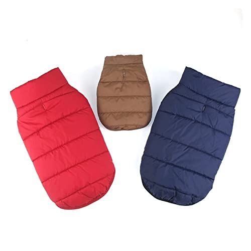 Vêtement chaud pour petit chien bleu ciel | Manteau d'hiver taille S - 5