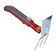 WOLF Garten - multi-star Minis Doppelhacke inkl. Stiel LN-M /ZM 015; Arbeitsbreite: 7cm; 71AIE006650,Rot