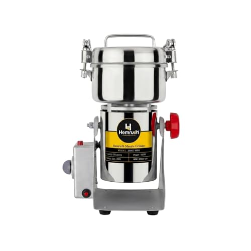 Image of 300g Electric Spice Grinder | 1600W Heavy Duty Stainless Steel Dry Masala Grinding Machine | 25000 RPM