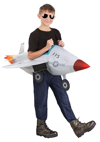 Disfraz para niños de jet de combate miniatura 2