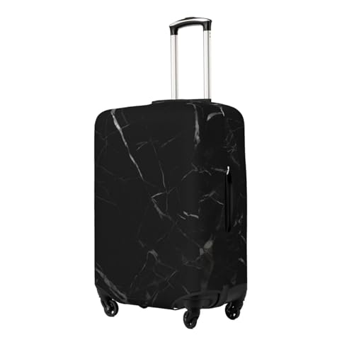 Black Marble Luggage Cover Washable Stretch Suitcase Protector Anti-Scratch Travel Luggage Sleeve Elastic Baggage Cover Fits 18-32 Inch2