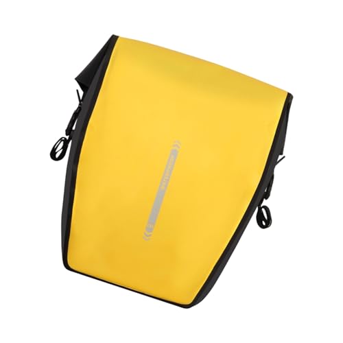 ダブルサイド自転車サドルバッグリアラックバッグ耐水性荷物キャリア自転車ラックテールバッグ簡単な耐水性サドルバッグ