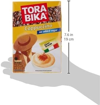 Tora Bika Cappuccino Instant Coffee, No Added Sugar, 10 x 12.5g 4