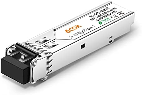 6COMGIGA 10GBase-T SFP+ Transceiver, 10G T Copper RJ45 Module up to 30 Meters, Compatible With Juniper, Netgear, Ubiquiti and Other Open Switch