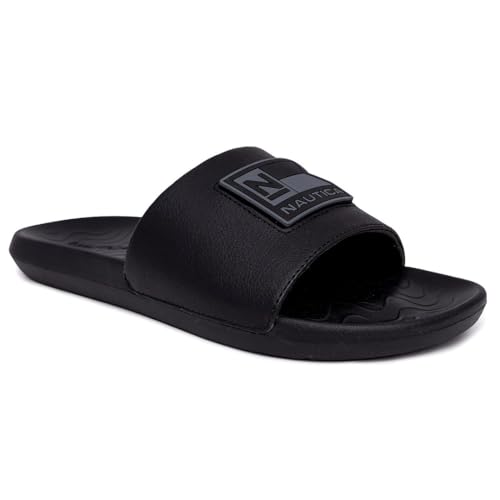 Sandale homme Nautica Athletic Slide claquette sport noire