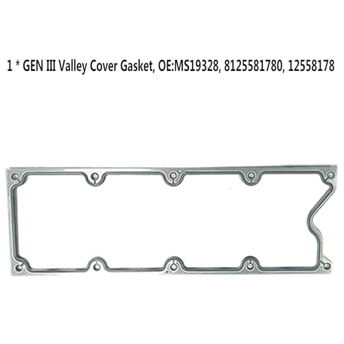 Image of Gen III 3 LS Head Gasket Kit for GM LS1 LS6 LQ4 LQ9 4.8L /5.3L /5.7L /6.0L /6.2L, for Chevy 1999-2007 for Silverado Suburban Express, for GMC Sierra Engine Valley Cover 12522033 12633904 12612350 12639249