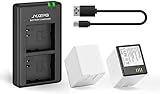 JYJZPB 7.2V 3660mAh Rechargeable Li-ion Batteries for Arlo Go, with Dual Battery Charger Fit for Arlo Go Battery