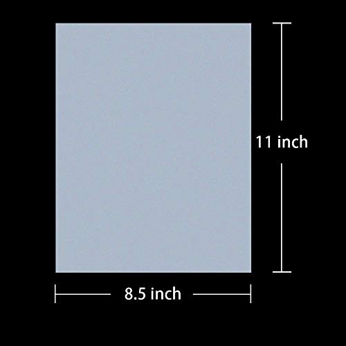 WeLiu Transparency White Film for Inkjet Printers 8.5 x 11 Inches,50% Clear 55 Sheets/Pack - Thumbnail 5