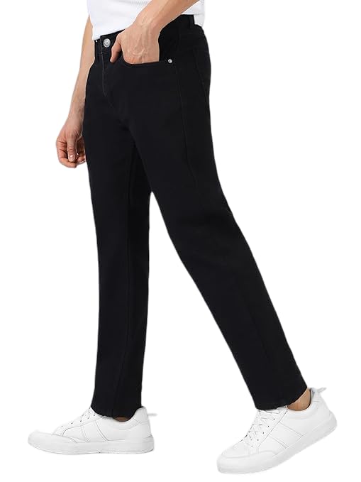 cabrrr Relaxed Fit Black Denim for Men-picture-47