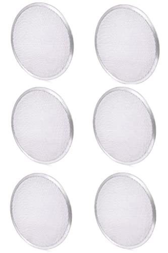 Image of Pizza Mesh /Screen for Commercial Use of Hotels and Restaurant 6 Inches Diameter Alminium Pizza Mesh /Screen - Set of 6 Pieces