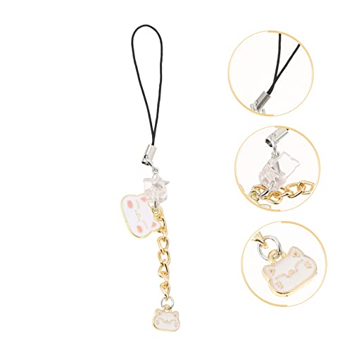 Hemobllo 2 Pçs Plugue De Poeira Pingente USB Baterias De Bateria Para USB Drive Telefone Cordão Deco