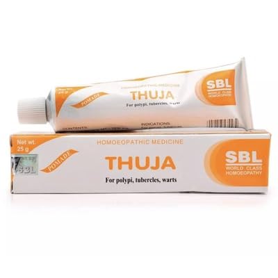 Pack of 2 - Healthymia SBL Thuja Ointment 25gm - Prevent Skin infections & Reduces Dryness