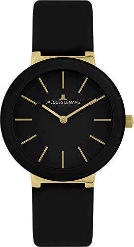 Montre pour femme Jacques Lemans Monaco acier inoxydable montre cuir