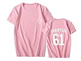 Xkpopfans Kpop EXO T-Shirt New Album Planet#5 Shirts Sehun Lay Suho Xiumin Kai Tee Shirt L Pink Chanyeol