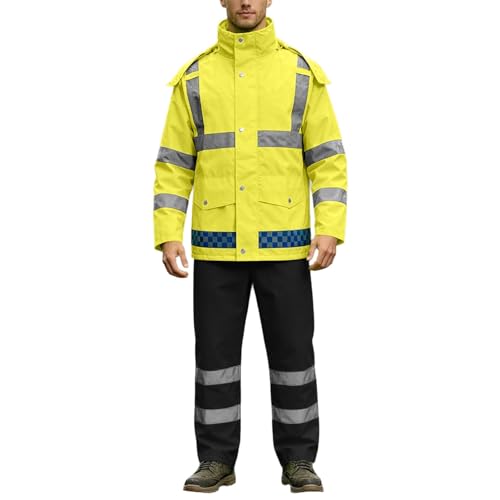 Pantalon de pluie et veste moto imperméable pour cyclisme et extérieur
