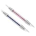 5 Pcs Silicone Nail Tools Dual Tipped Nail Art Sculpture Pen Rhinestone Nail Polish Carving Pen Rubber Tip Nail Brushes