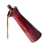 JIEBWCHA Botella para Salsa de Soja, Contenedor Cerámico Japonés con Capacidad de 120 Mililitros, Botella Dispensadora De De Oliva, Para Cocinar Condimento Aliño Miel Despensa Encimera Hogar y