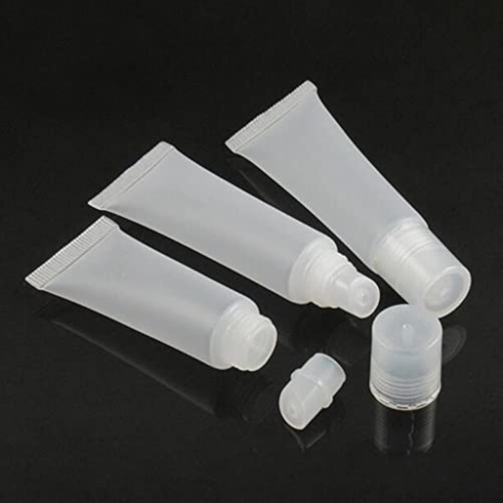 40pcs Empty ABS Tubes Lip Gloss Balm Containers