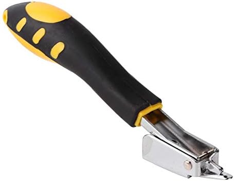 Nail Puller Staple Remover, Heavy Duty Upholstery Nail Puller with Rubber Handle Multi Hand Tool for Book Store Household Office
