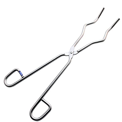 Waymil Crucible Tongs Melting Dish Stainless Holder 12