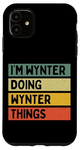I'm Wynter Doing Wynter Things �ʔ������� �X�}�z�P�[�X iPhone 11 �p