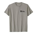 Two Sided Bro Double Side Front and Back T-Shirt