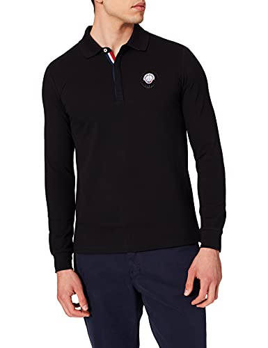 REDSKINS-PAF Force Garros Polo, Noir, M Homme