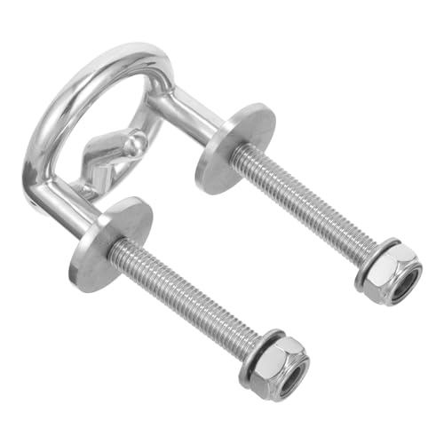NULYLU Marine Stainless Steel Transoms Ski Tow Boat Hook Ski Tow Hook for Pontoon Boat