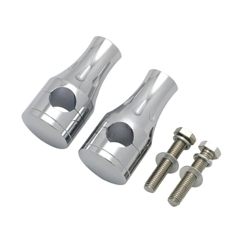 Rehausseurs de guidon 1 pouce pontets moto 25mm argent noir pour custom XL Dyna