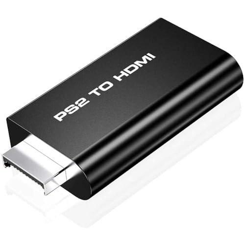 【PCATEC】 PS2 to HDMI 変換アダプター PS2専用HDMI接続コネクターHDMI出力コンバーター 携帯便利CONNECTOR PS2復活 給電USBケーブル ハイスピード
