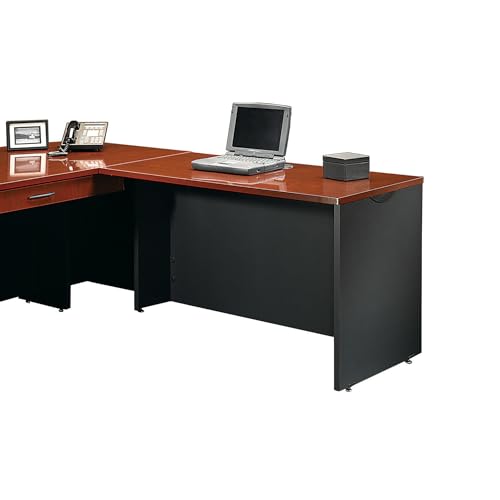 Sauder Via Collection Desk Return, Classic Cherry finish