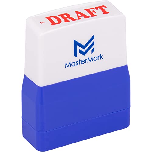 MasterMark Pre-Inked Premium Office Stamp - Draft