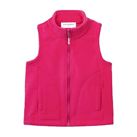 Mud Kingdom Girls Warm Fleece Vest Cover