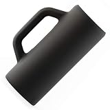 FLASKGEAR Grab & Go Handle Silicone Sleeve Cover Compatible with Hydro Flask, ThermoFlask, Takeya, Simple Modern & Other 40oz Insulated Water Bottles (Dark Grey, 40oz)