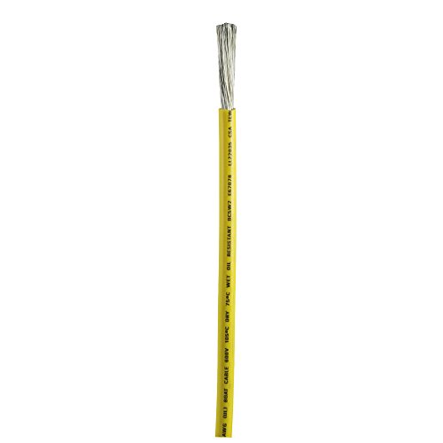 SupplyMount 1139-FT - Aftermarket Replacement Yellow 4 AWG Battery Cable - Sold by The Foot Compatible with Ancor