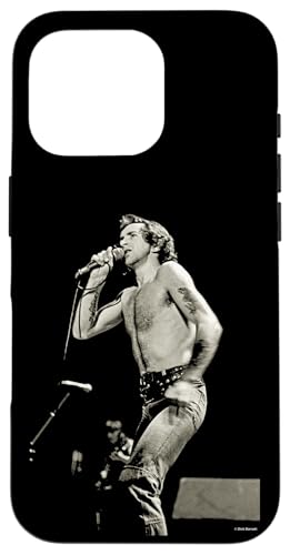 ACDC Live Singer Bon Scott Back In Black Dick Barnatt �X�}�z�P�[�X iPhone 16 Pro �p