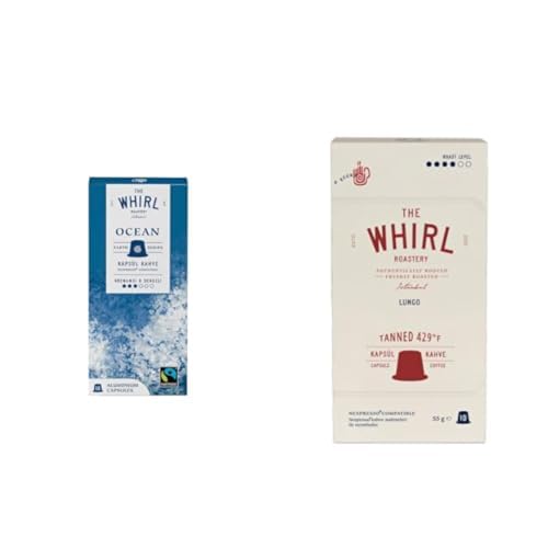 The Whirl Espresso Earth Series Ocean Kapsül 10 Adet ve The whirl Lungo Medium Kapsül 55 G